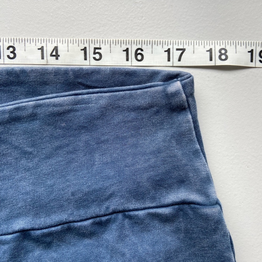 Chatoyant Bell Bottom Pull On Pants Mineral Wash Sz 3X Blue Festival Hippie - Picture 7 of 9